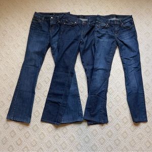3 Pairs of J Brand and Joe’s Jeans, Bundle Denim Sizes 24 and 25
